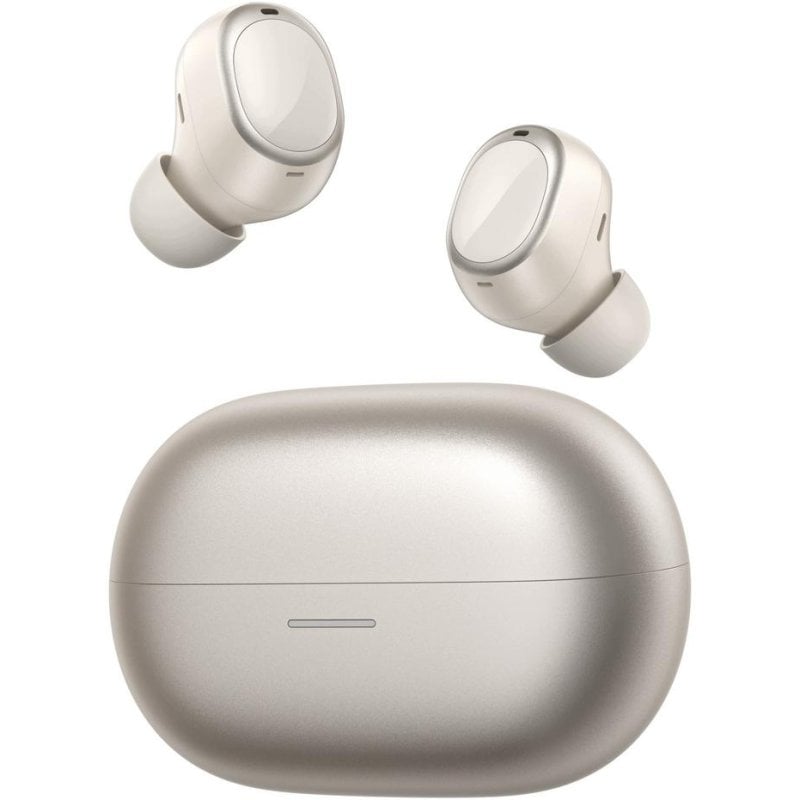 Auriculares QCY MeloBuds A30 inalámbricos Bluetooth con cancelación de ruido, micrófono y resistencia IPX5, color dorado