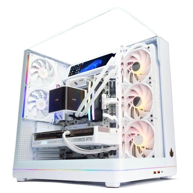 Pccom PC de bureau Ultimate AMD Ryzen 7 9850X3D 64GB 2TB SSD RTX 5080 Windows 11 Pro - vue 1