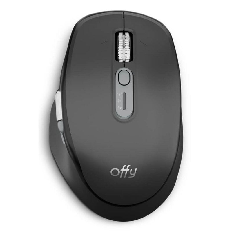 Mouse Offy AXIO Bluetooth USB-C 4800 DPI Nero 9 Pulsanti