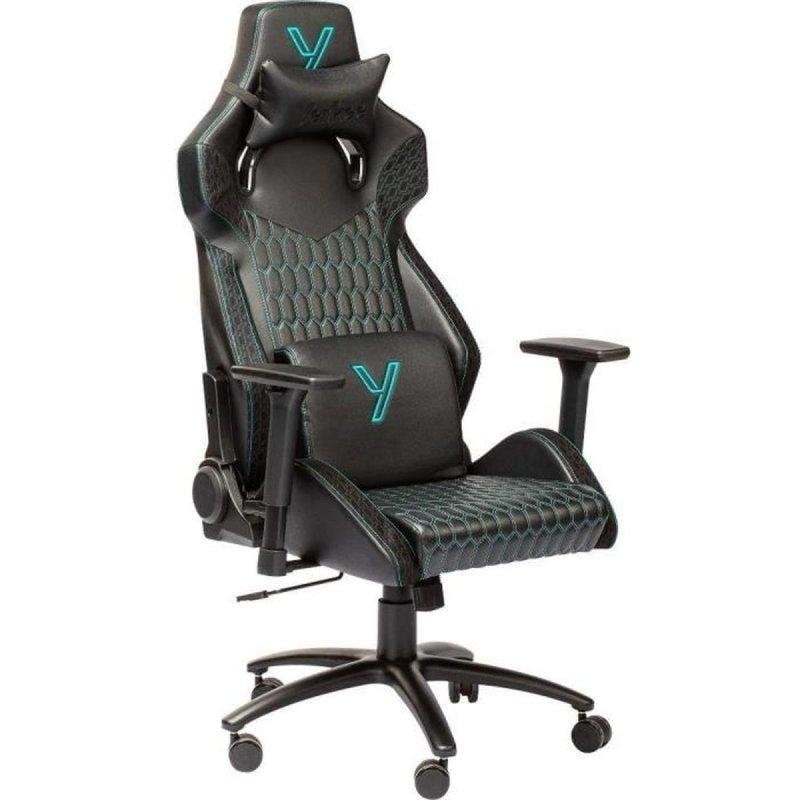 Silla Gaming Yenkee Phantom YGC 110CN Respaldo 155° Reposabrazos 3D Cojines Extraíbles