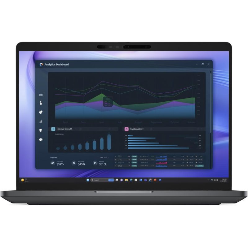 Portátil Dell Pro Precision 5 14 PW514261 14" Intel Core Ultra 7 366H 32GB 1TB SSD RTX PRO 500 Blackwell Windows 11 Pro