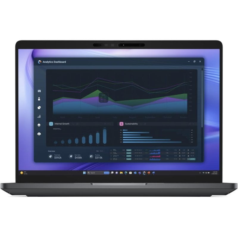 Ordinateur portable Dell Precision 5 14 PW514261 14" Intel Core Ultra 7 366H 32GB 1TB SSD RTX PRO 500 Blackwell Windows 11 Pro