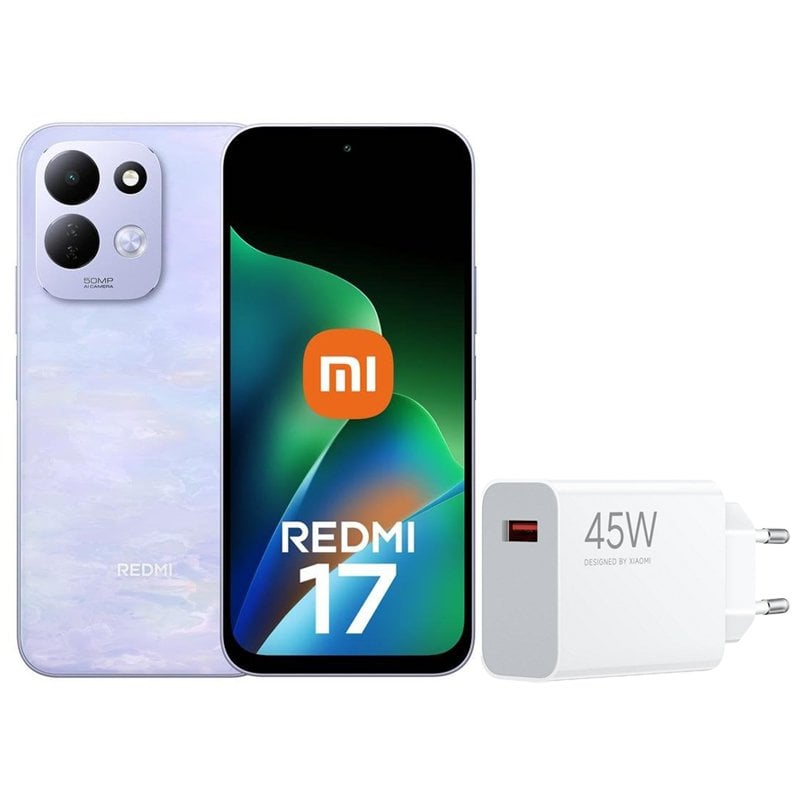 Xiaomi REDMI 17 4G 4GB 128GB 6.99" Púrpura Incluye cargador 45W