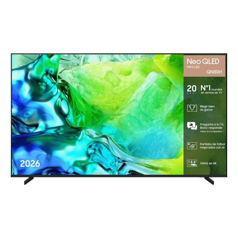 TV Samsung Neo QLED TQ65QN80HAUXXC 65" 4K UltraHD 144Hz Smart TV Tizen HDR10+ Dolby Atmos