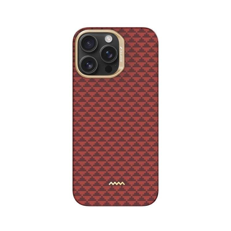 Funda para móvil Raptic Skin Origin Fibra de Aramida Compatible con MagSafe para iPhone 16 Pro