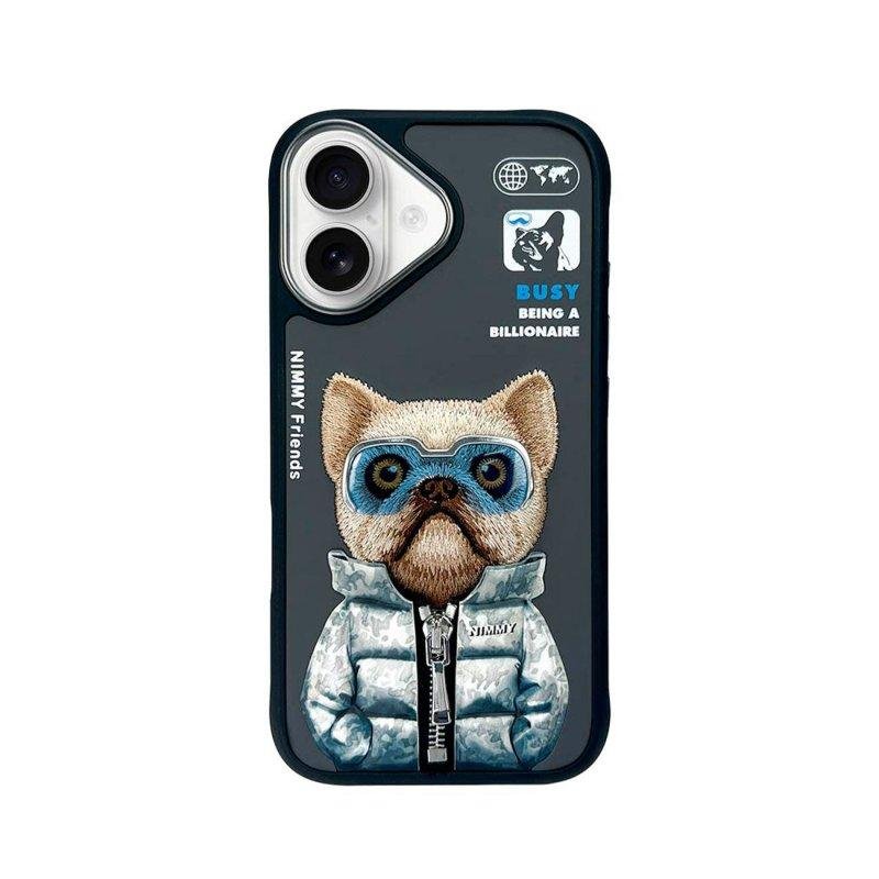 Funda para móvil Nimmy Bordada 3D Creativa para iPhone 16