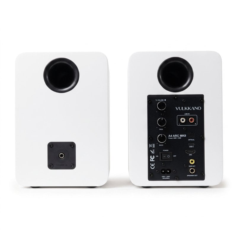 Lautsprecher Vulkkano A4 Arc Mkii Bluetooth USB-C 60W mit Magnetgitter