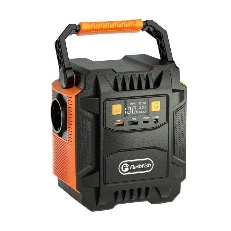 Energie-Station Flashfish A201 172,8Wh 2 AC-Anschlüsse 3 USB-Anschlüsse Li-ion Batterie LED SOS