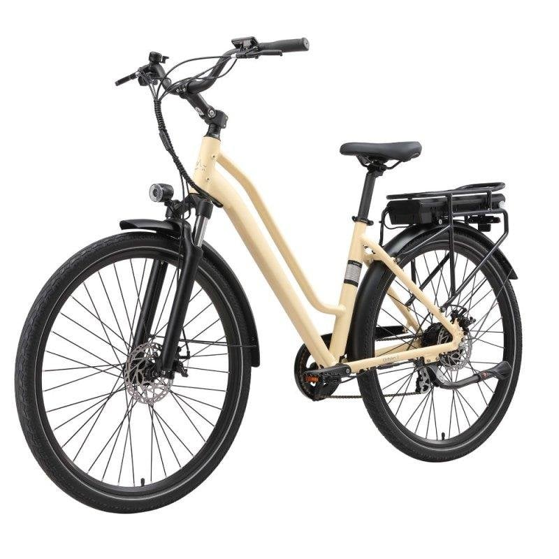 Bicicleta Eléctrica Maxturn Urban 7 250W 36V 12.8Ah 700C Amarillo
