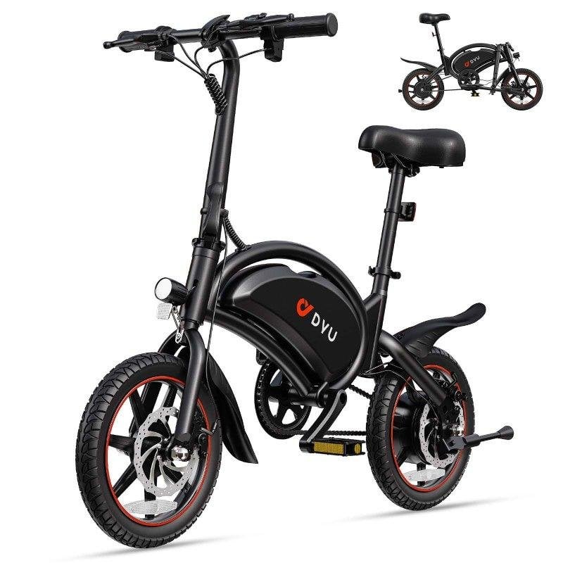 Bicicleta eléctrica plegable DYU D3S 250W 36V 10Ah 14"