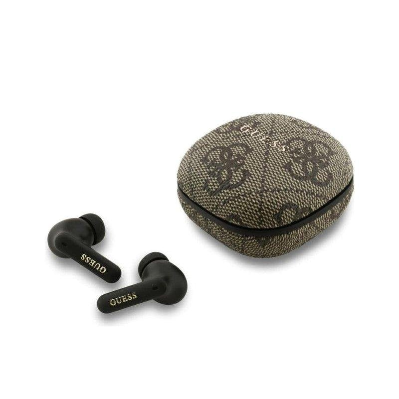 Auriculares Guess TWS inalámbricos Bluetooth con cancelación de ruido ENC marrón