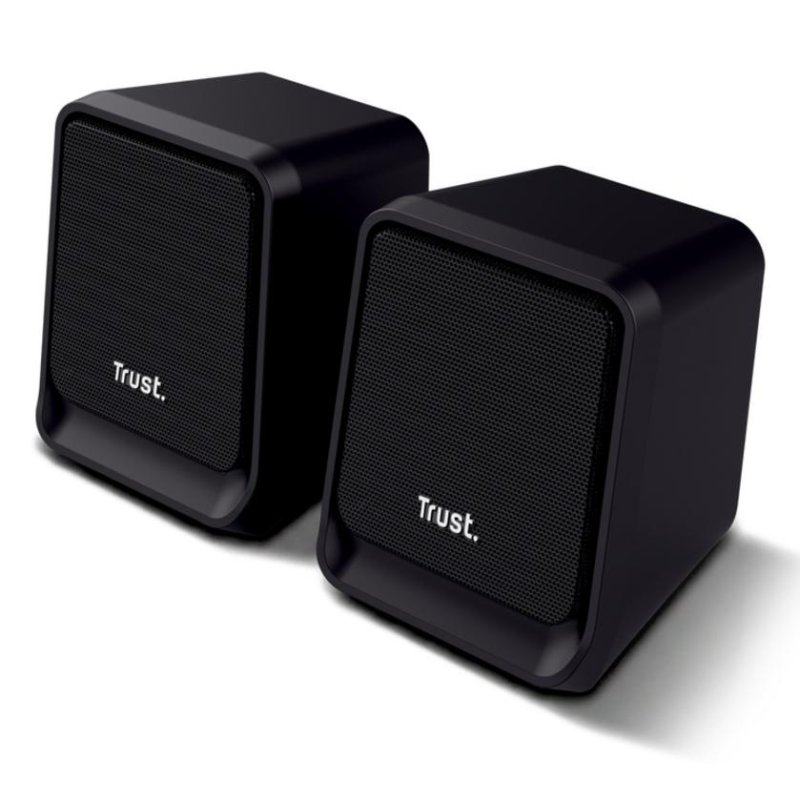 Haut-parleurs Trust Milo 2.0 filaires 12 W USB pour PC portable noir