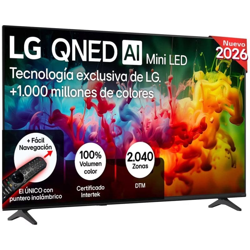 TV LG QNED MiniLED 55QNED7EB3C 55" 4K UltraHD 60Hz Smart TV WebOS HDR10 AI Sound Pro
