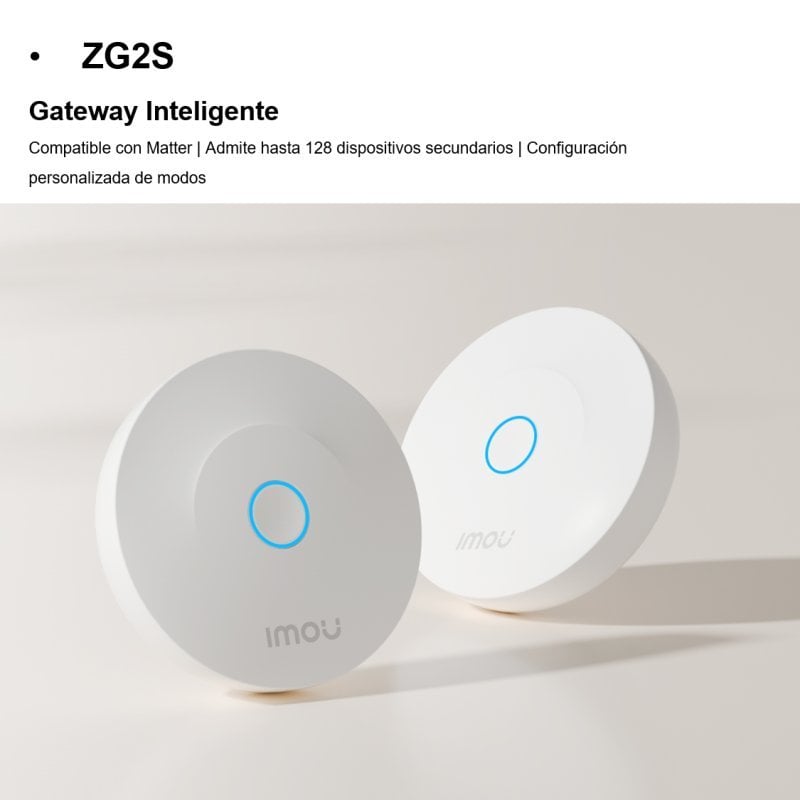 Detector de humo y gas IMOU ZSM1 Kit-EU-3 WiFi Zigbee App Matter