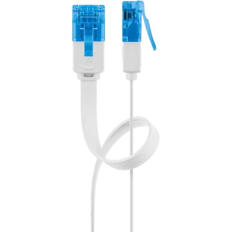 Cable de red Goobay 96303 Cat6a 0,5 m U/UTP RJ-45 Blanco