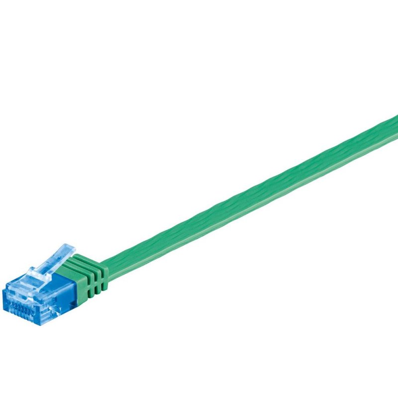 Cable de red Goobay CAT6a U/UTP 2m RJ-45 Verde