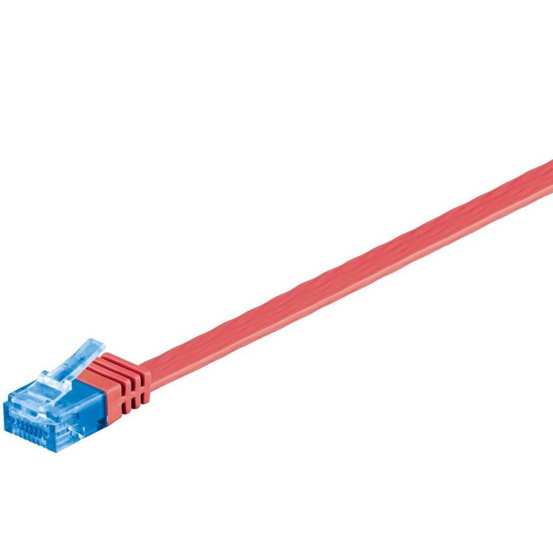 Cable de red Goobay CAT6a U/UTP 2 metros Rojo