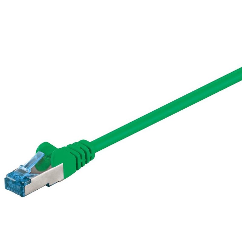 Cable de red Goobay Cat6a S/FTP de 3 metros con conectores RJ-45 chapados en oro
