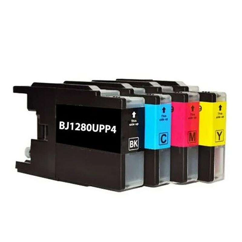 Pack UPRINT compatible BROTHER LC 1280 4 cartouches Neuf - vue 3