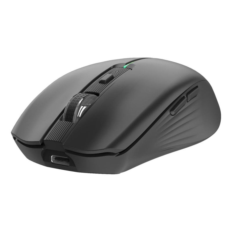 Maus Deltaco MS-816 RF Wireless Bluetooth 1600 DPI Schwarz 6 Tasten