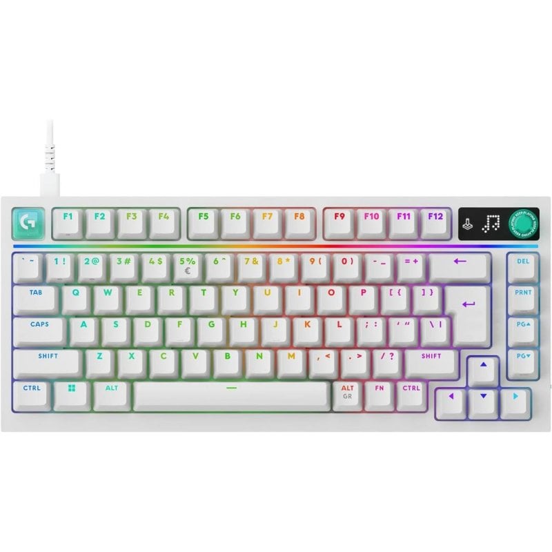 Toetsenbord Logitech G316 X 75 compact 8 kHz met hot-swappable tactiele switches RGB USA