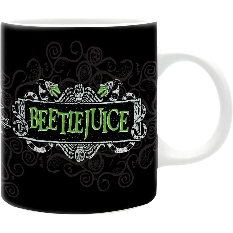 Taza Beetlejuice 1988 Cerámica 320 Mls