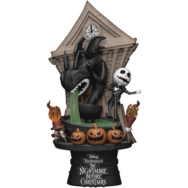 Figura The King Of Halloween Pesadilla Antes De Navidad Disney D Stage Diorama 16 Cms