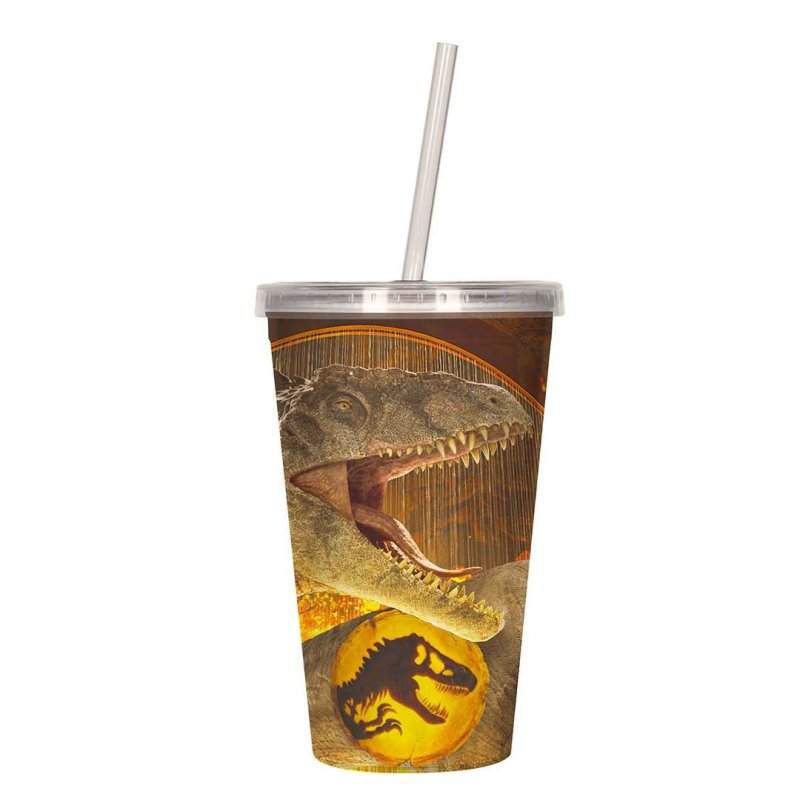 Vaso Lenticular Jurassic World Dominion 500 Mls