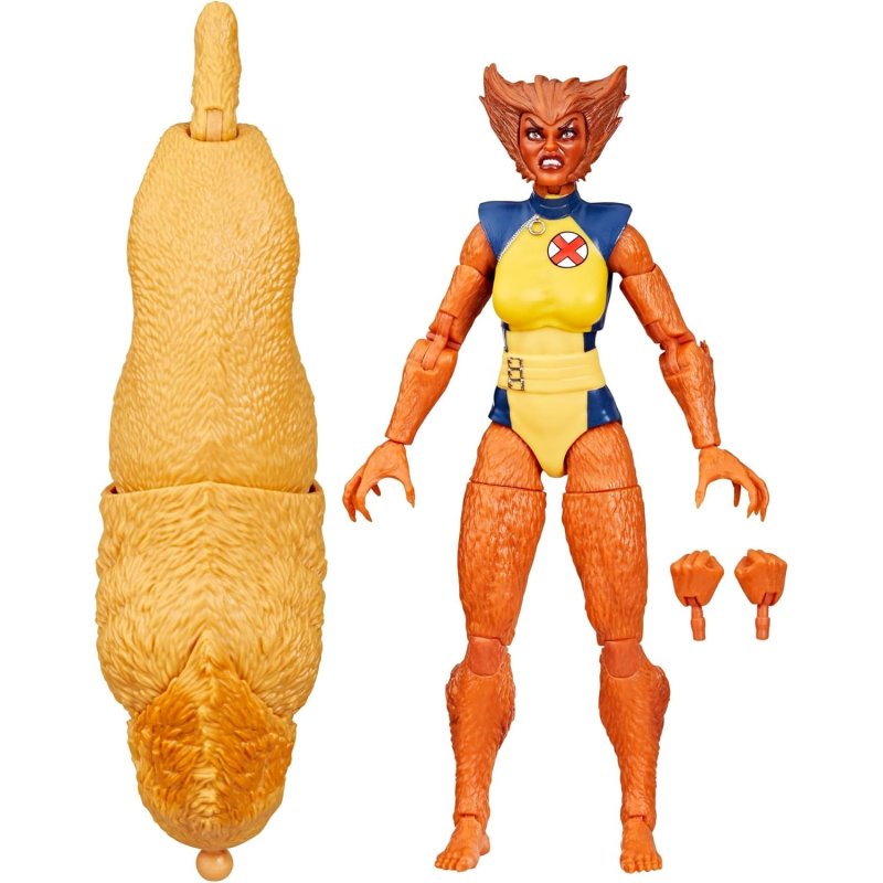 Figura Wolfsbane Marvel Legends Build A Figure Articulada 15 Cms