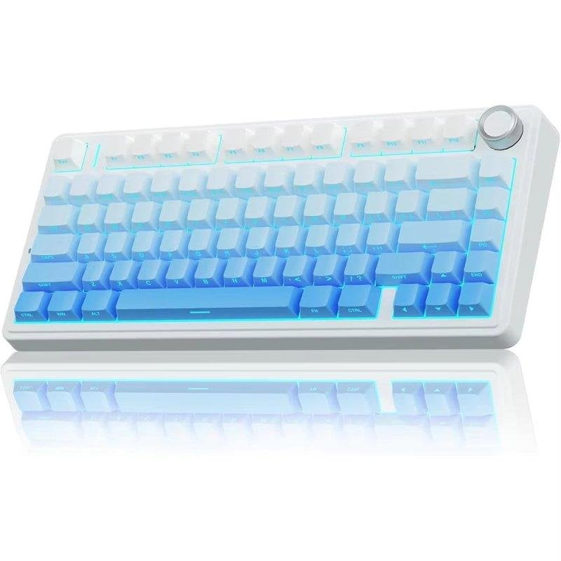 Teclado Aula F75 mecánico compacto 75% RGB Hot-swap US ANSI