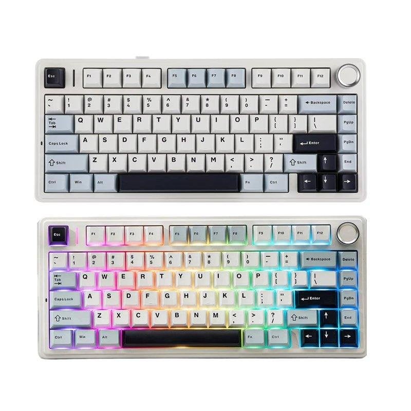 Teclado Aula F75 Tri-modo RGB Hot-swap Switch Reaper Layout US ANSI