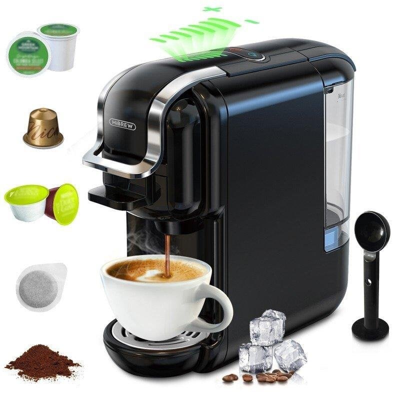 Máquina de café de cápsulas HiBREW H2B 600ml 19 Bares extração quente e fria