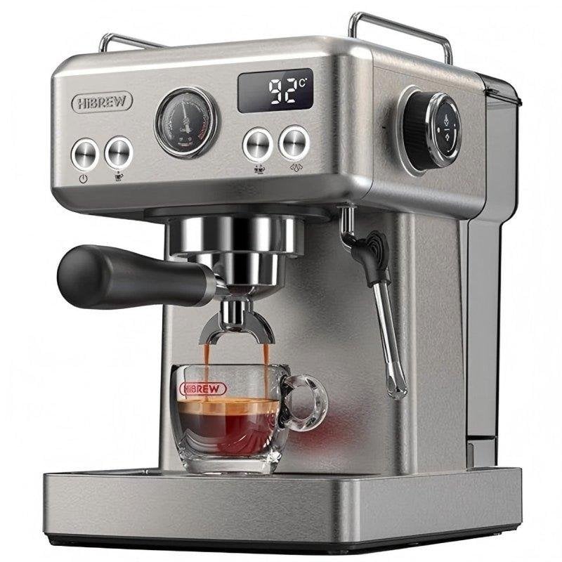Espressomaschine HiBREW H10A 1,8L 20 Bar Edelstahl programmierbar