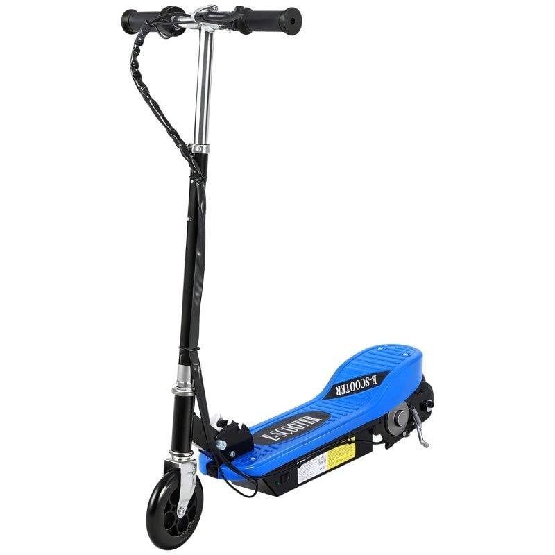 Patinete eléctrico Welltin 120W Autonomía 10km Plegable Caballete Azul