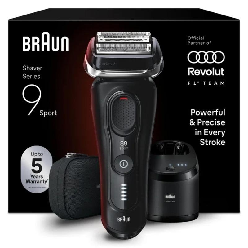 Rasoir Visage Braun Series 9 Sport 9150cc Sans Fil Sec et Mouillé 2 Lames