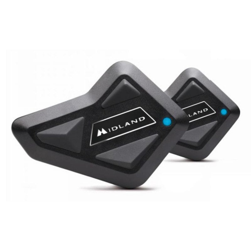 Auriculares Midland C1410.01 inalámbricos Bluetooth para motocicleta con micrófono y protección IPX6 negro