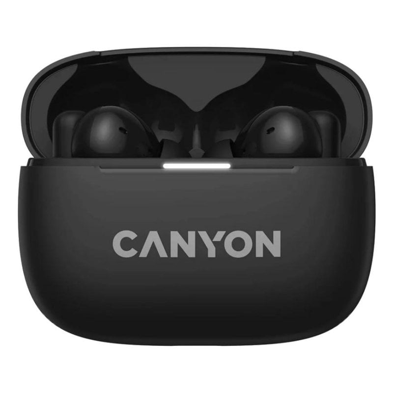 Auriculares CANYON CNS-TWS10B inalámbricos Bluetooth 5.3 con cancelación activa de ruido negro