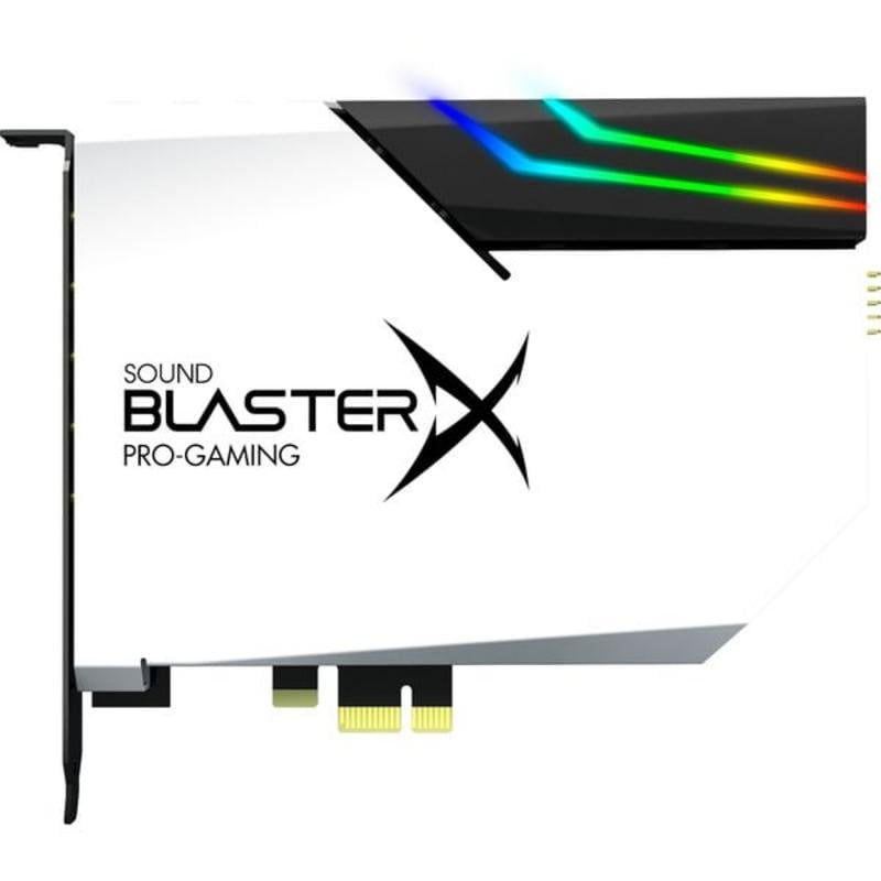 Creative Sound BlasterX AE-5 Plus Pure Edition PCIe DAC 384 kHz - vue 1