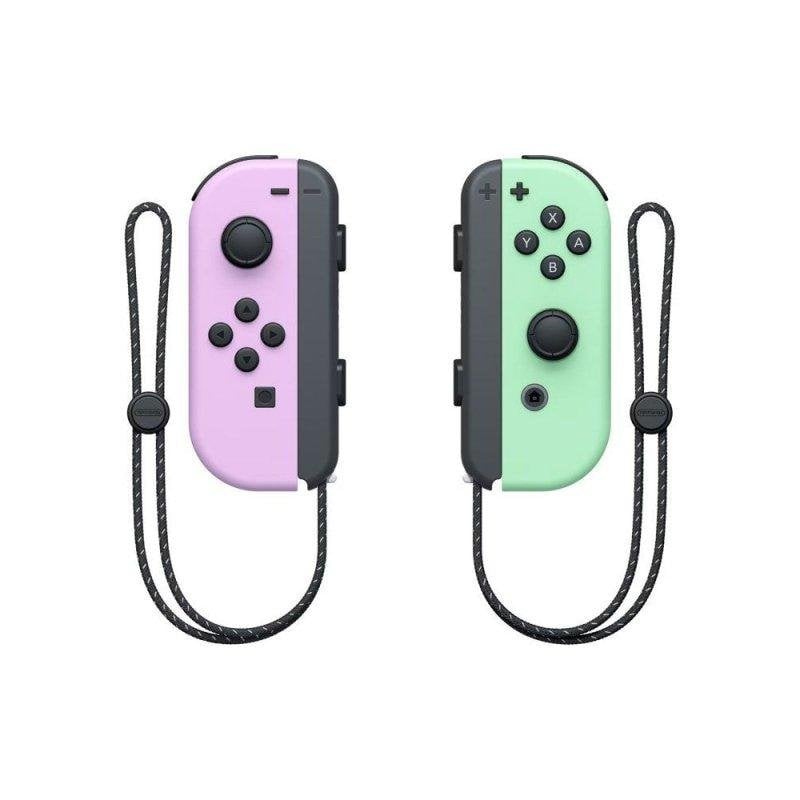 Manette Nintendo Joy-Con Violet Pastel et Vert Clair Sans Fil Switch