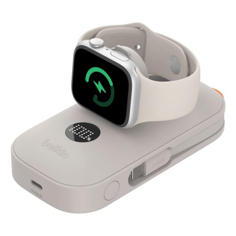 Power Bank Belkin BPD012hqSA 10000 mAh Carga Inalámbrica Sand