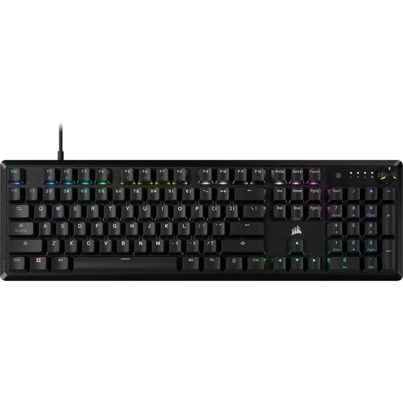 Teclado Corsair K70 completo com switches CORSAIR MLX Red e retroiluminação