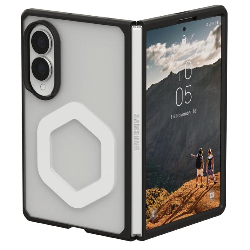 Funda para móvil Urban Armor Gear Cover case policarbonato negra y blanca para Galaxy Z Fold8