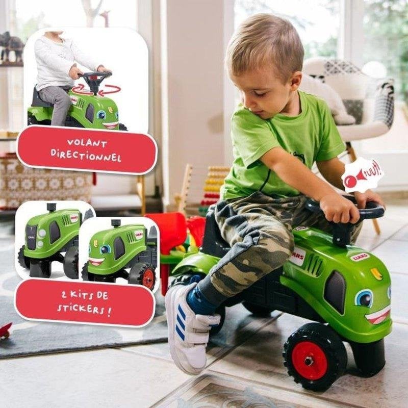 Porteur tracteur Claas avec remorque et accessoires FALK Dès 100% fabriqué en France 40% plastique recyclé - vue 4