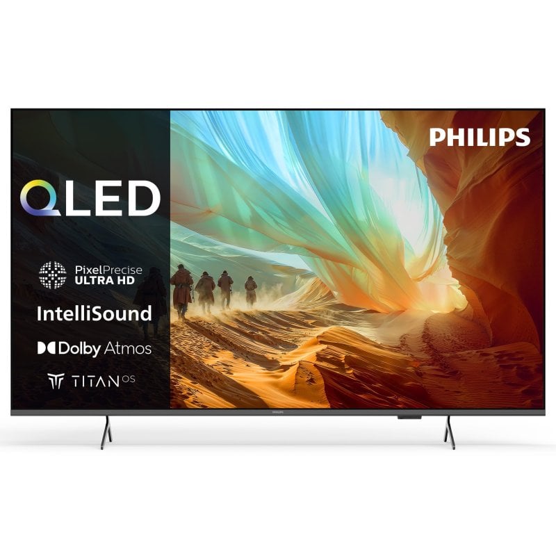 TV Philips QLED 65PQS7801/12 65" 4K UltraHD 60Hz Smart TV Titan OS HDR10 Dolby Atmos