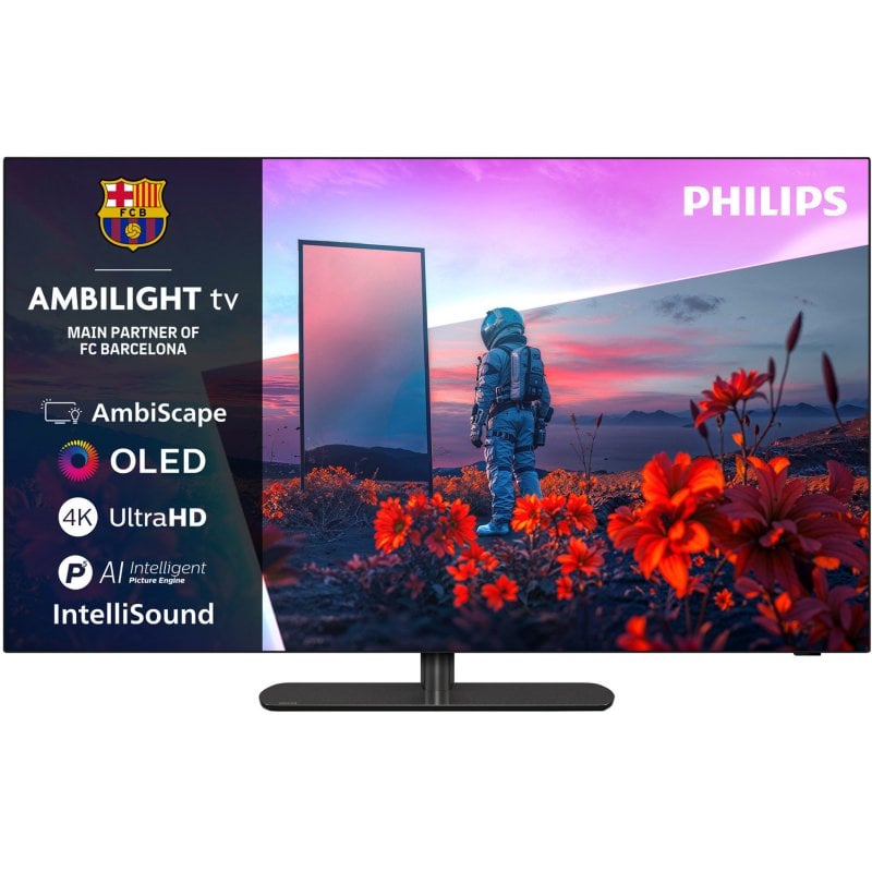 TV Philips OLED 55OLED811/12 55" 4K UltraHD 120Hz Smart TV Google TV HDR10 Ambilight AmbiScape
