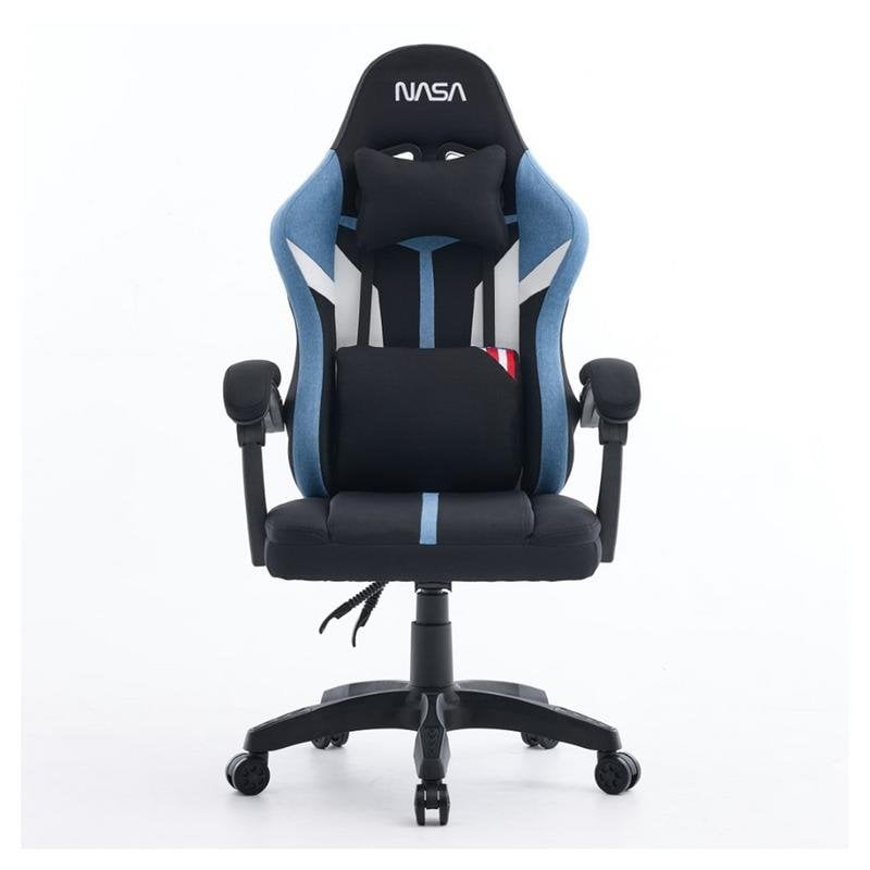 Chaise gaming NASA Saturn Pro Noir Bleu