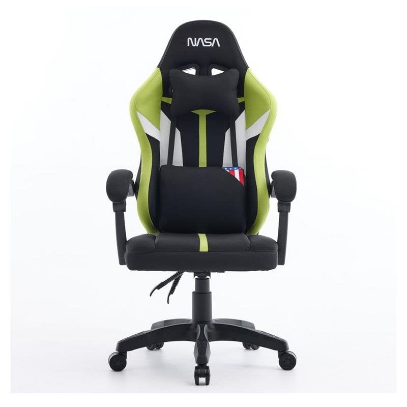 Chaise gaming NASA Saturn Pro Noir/Vert Ajustable