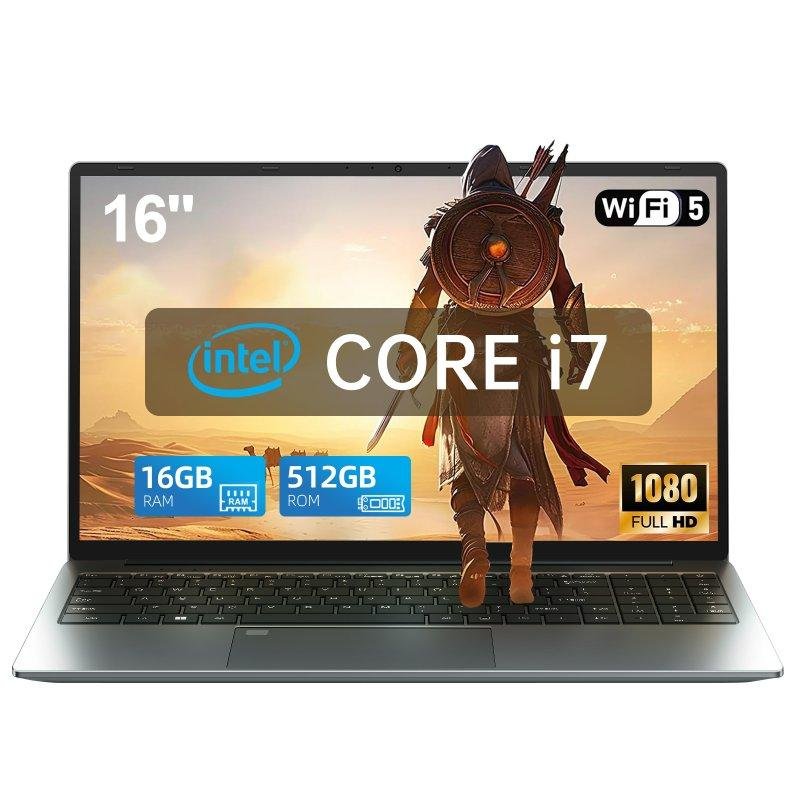 Portátil AMDEVPRO 16" Intel Core i7-8750H 16GB Windows 11 Pro 512GB SSD pantalla FHD