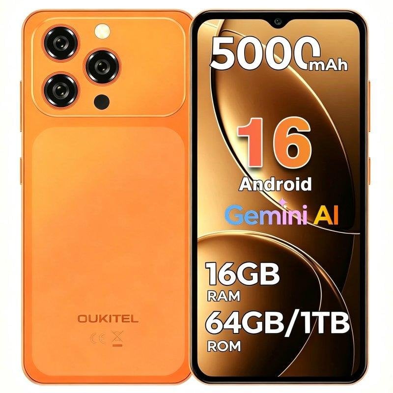 Oukitel C17 4G 4GB 64GB 6.52" Naranja