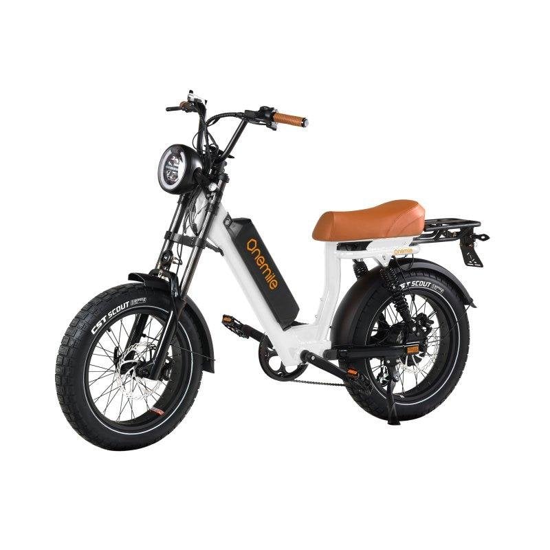 Bicicleta eléctrica Onemile M40 Pro 52V 19,2Ah Neumáticos 20" Blanco